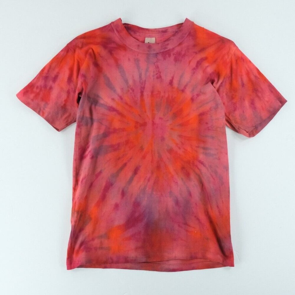 NWOT Single Stitch T-Shirt Blank Hand Tie Dye Brazil Made S/S Hering Sz. S 34'